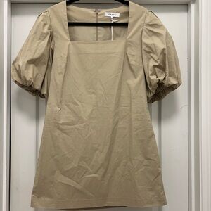 FRAME  NINA DRESS IN PEBBLE